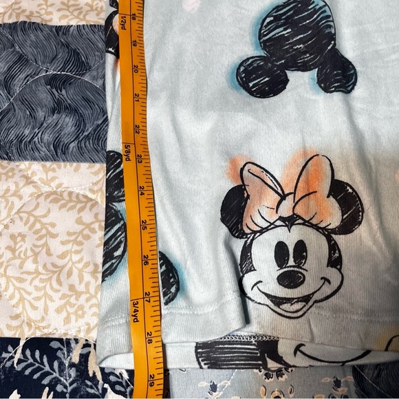 Disney Minnie Mouse Light Blue Minnie Print Pajama Lounge Pants 2X - Picture 6 of 8